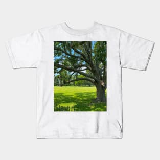 Stately Trees at Jean Lafitte National Historical Park  Louisiana Kids T-Shirt